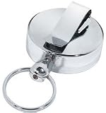 Produkt-Bild: G&uuml;rtelclip 28mm cr mit ausziehbarem Stahlseil