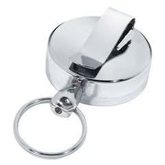 G�rtelclip 28mm cr mit ausziehbarem Stahlseil