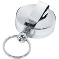 G�rtelclip 28mm cr mit ausziehbarem Stahlseil