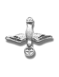 Holy Spirit Pendant, Sterling Silver with Chain