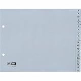 Produkt-Bild: Hetzel Register A4 PP 1/2 A-Z grau