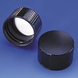 21YDqCQD3RL. SL160  Black Plastic Caps for Media Bottles, Wheaton Polyethylene Lined   Model 240081   Model 240081