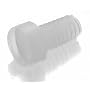 Nylon Machine Screw, Fillister Head, Slotted Drive, #4-40, 9/16" Length (Pack of 25)