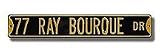 Steel Street Sign: &acute; 77 RAY BOURQUE DR &acute; - B0001LSBWC