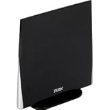 Terk FDTV2 Gloss Black Omni Directional Passive Flat Digital HDTV Antenna