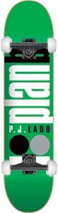Plan B Ladd Public Skateboard - 7.75 w/ Essential Trucks and Wheels