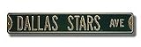 Steel Street Sign: "DALLAS STARS AVE"
