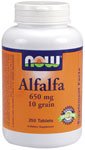 Alfalfa by NOW Foods - Natural Foods (1.95g - 250 Tablets)