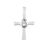 Mother and Child Diamond Cross 1/10ct