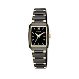 Pulsar Ladies Dress Black Ion Gold-Tone Watch #PTC383 by Pulsar