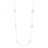 Marcia Moran Round Floral Shapes 18k Gold Plat