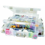 ArtBin Deluxe Super Satchel Divided Top & Bottom 