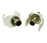 Cables To Go Premise Plus ST MM Keystone Insert White ( 03825 )