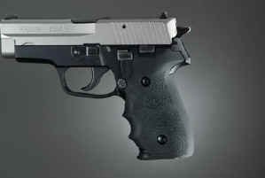 Rubber w Finger Grooves Sig P228 by Hogue
