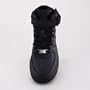 Nike AirForce 1 Big Kids Mid-cut Basketball Shoes Style # 314195-004 (5.5 Big Kids US, Black / Black)