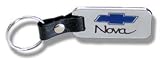 Nova Bowtie Key Chain (Chrome with Leather Strap)