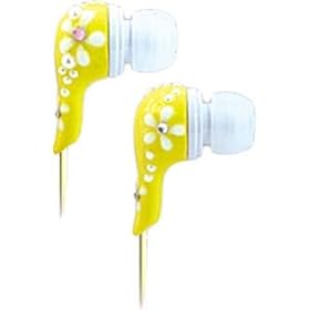 【クリックで詳細表示】多摩電子 カナル型インイヤーヘッドホン (イエロー)tamadenshi スウィートイエロー S1013