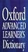 Books : Oxford Advanced Learner's Dictionary of Current English