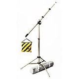 JTL Economy Chrome Boom Set with Light Stand, Boom & Weight Bag.