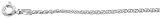 24" Sterling Silver Italian 1.9 mm Thin Wheat (Spiga) Chain NICKEL FREE