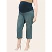 Motherhood Maternity: Plus Size Secret Fit Belly(tm) Must-have Basic Maternity Crop Jeans