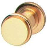 Knob - 12mm - Traditional Brass Knob
