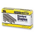 Stanley(R) Bostitch Standard Staples, Chisel Point, Box Of 5000, Case Of 3 Boxes