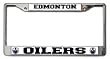 Edmonton Oilers Chrome License Plate Frame - SET OF 6 - Sports Merchandise
