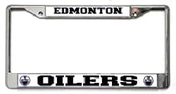 Edmonton Oilers Chrome License Plate Frame - SET OF 6 - Sports Merchandise