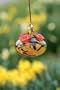 Bird Brain Yellow Batik 3 Petal Hummingbird Feeder