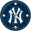 Wincraft New York Yankees Round Clock - B0009YACGO