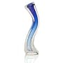 Murano handblown vase, 'Blue Serpent'