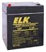 ELK 1250 Battery; Lead Acid 12V-5.0Ah