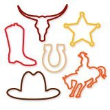 Silly Bandz Wild West - 24 Pack