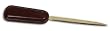 Chocolate Brown Leather Letter Opener (Gold)