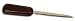 Chocolate Brown Leather Letter Opener (Gold)