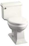 Kohler K-3451 Memoirs Comfort Height Toilet With Classic Design, 12 Rough-In, Left-Hand Trip Lever