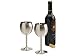 Kitchen & Housewares : RSVP International Endurance Stainless Steel Wine Glasses Set of 2