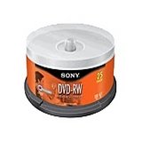 Sony DMW 47 - 25 x DVD-RW - 4.7 GB - spindle - storage media