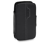 DICOTA Booklet Case fuer Black Berry Bold Serie 9700 und 9780 und Smartphones - synthetisches Leder - schwarz