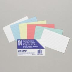 ESS7420CHE - Esselte Corporation Index Card, Blank, 4x6, 100 Ct, Cherry