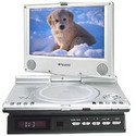Polaroid - Polaroid 9" Portable DVD Player with TV Docking Station