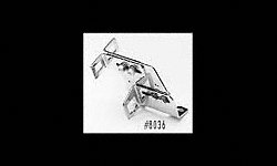 Edelbrock 8036 Cadmium Throttle Cable Bracket
