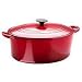Le Creuset Enameled Cast-Iron 6-3/4-Quart Oval French Oven, Red