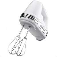 Cuisinart HM-70 Power Advantage 7-Speed Hand Mixer, Stainless and White
