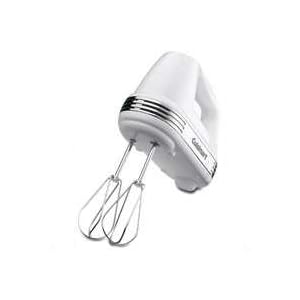 Cuisinart HM-70 Power Advantage 7-Speed Hand Mixer, Stainless and White