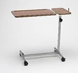 Deluxe Rolling Overbed Table - 4 Wheels