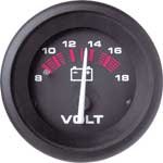 Teleflex 57901P 8-18VDC Amega Voltage Gauge Kit