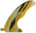 Rainbow Mysto Cutaway Longboard Fin - 7 in. - Yellow Marble