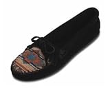 El Paso II Suede Moccasin in Black